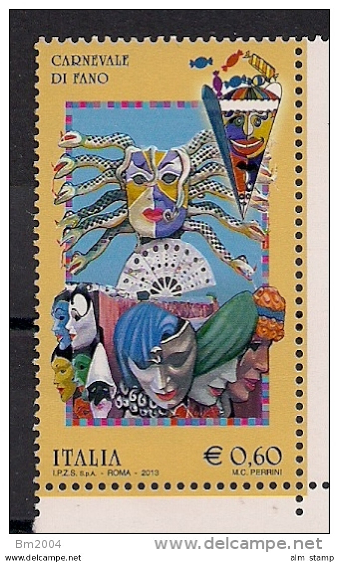 2013 Italien Mi. 3586 **MNH Carnevale Di Fano - Karnaval