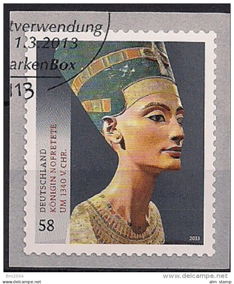 2013  Allem. Fed. Mi.  2994  FD-used    Nofretete-Büste Im Ägyptischen Museum, Berlin - Gebraucht