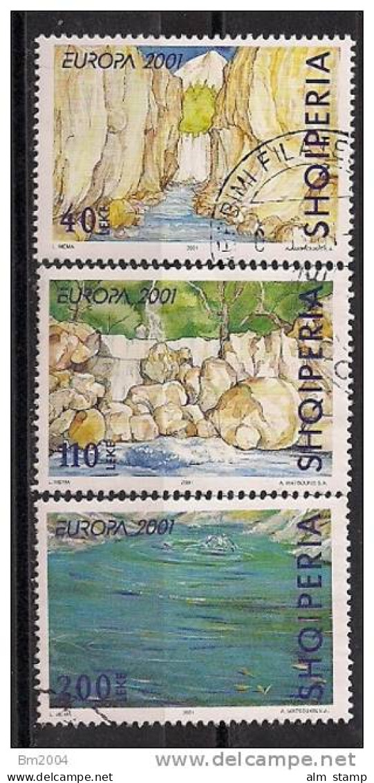 2001 Albanien Mi. 2809-11 Used  Europa - 2001