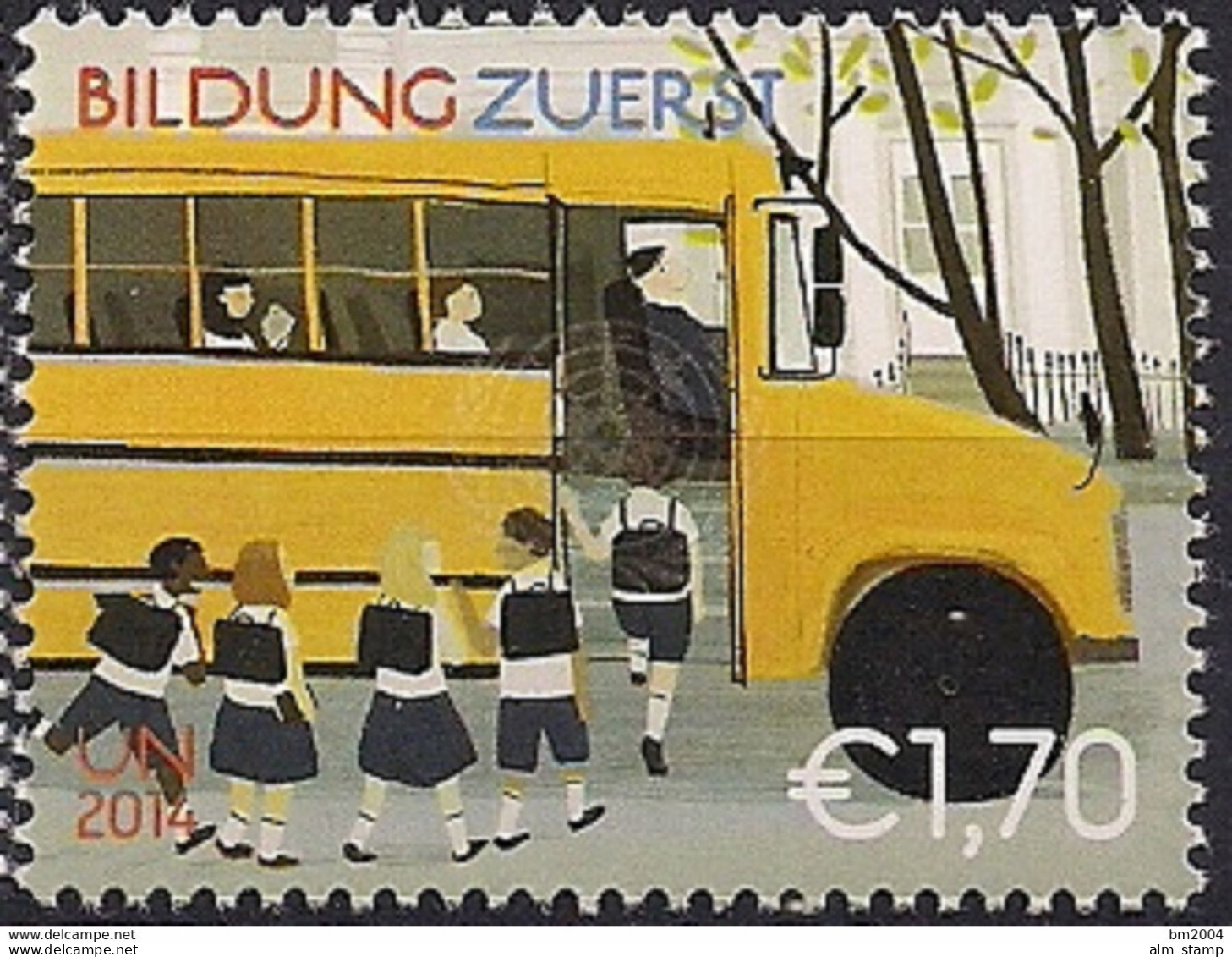 2014 UNO Wien  MI. 842 **MNH Initiative „Global Education First (GEFI) – Bildung Zuerst“. - Ungebraucht