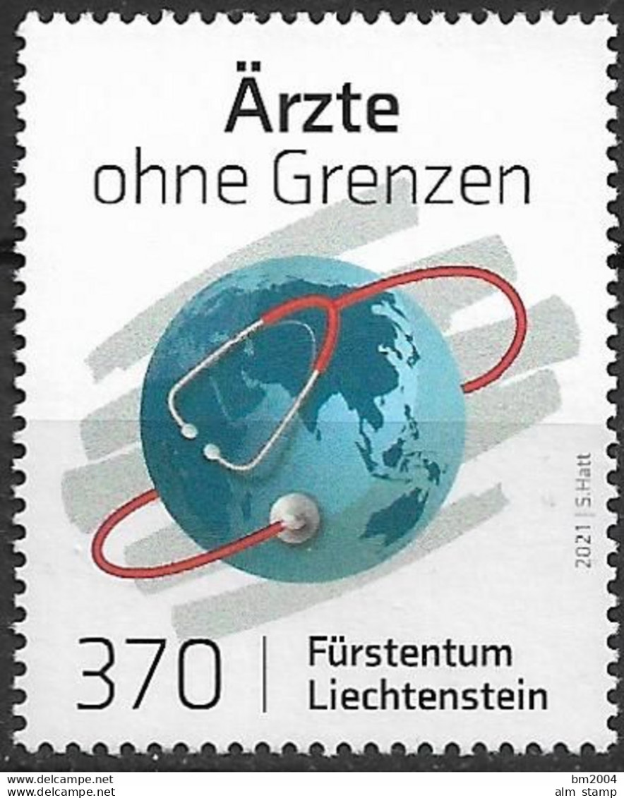 2021 Liechtenstein  Mi  2029 **MNH . 50 Jahre Hilfsorganisation „Ärzte Ohne Grenzen“ - Nuovi