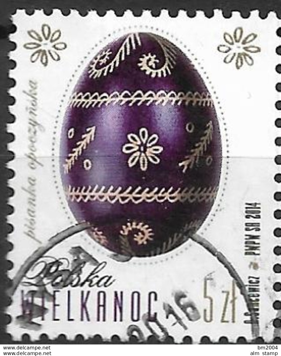 2014  Polen Mi  4663 Used  Osterei Aus Opoczno - Used Stamps