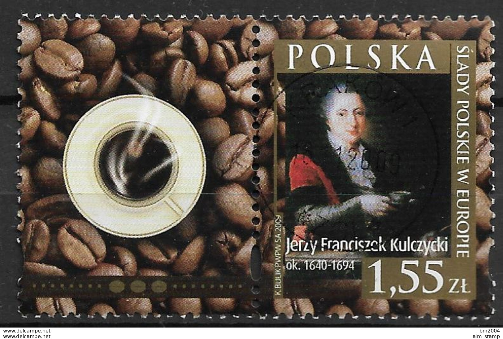 2009  Polen Mi  4459 Used  Polnische Spuren In Europa - Oblitérés