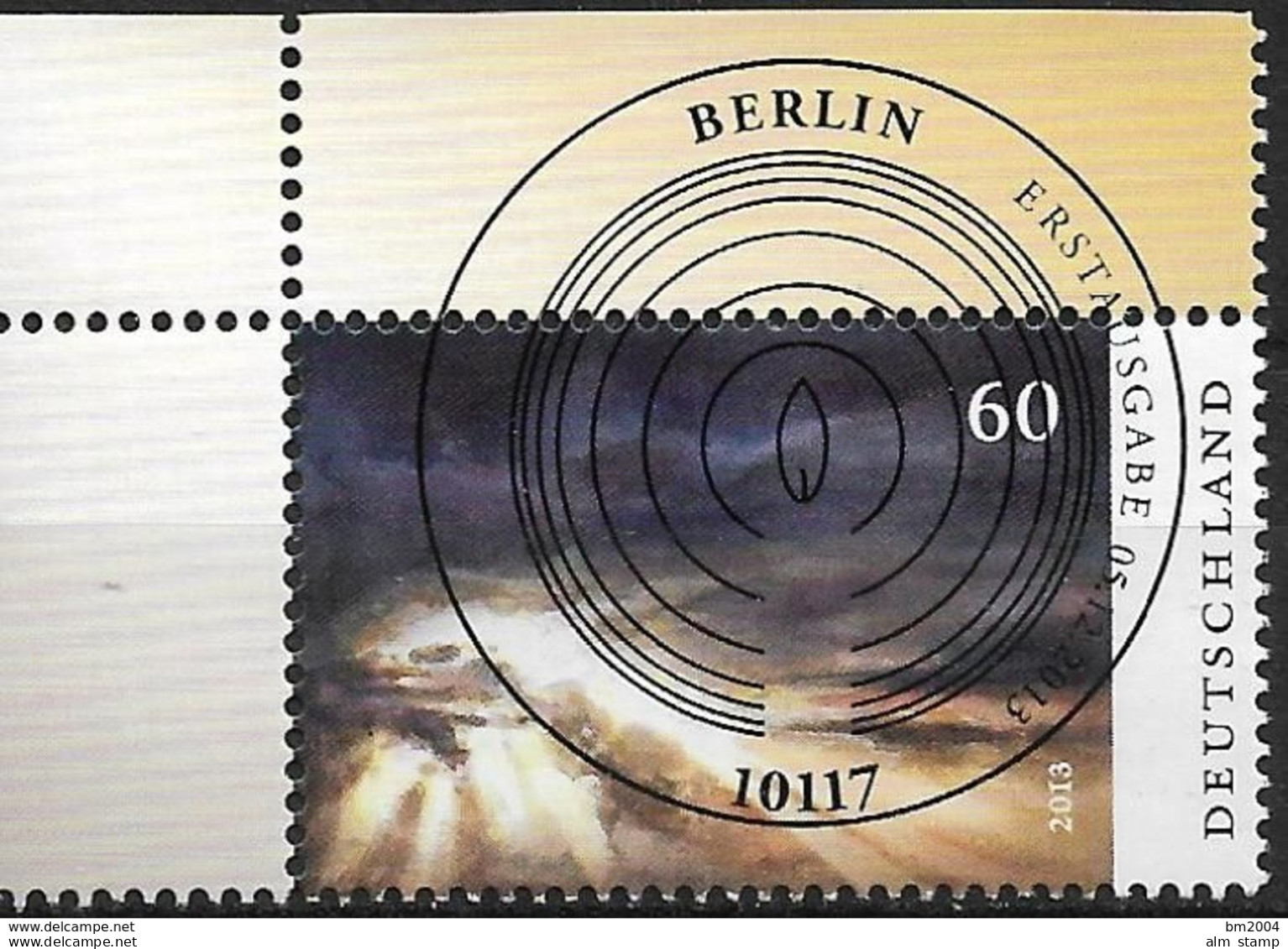2013 Germany Allem.Fed. Deutschland  Mi. 3044  FD-used Berlin EOL   Trauermarke - Gebraucht