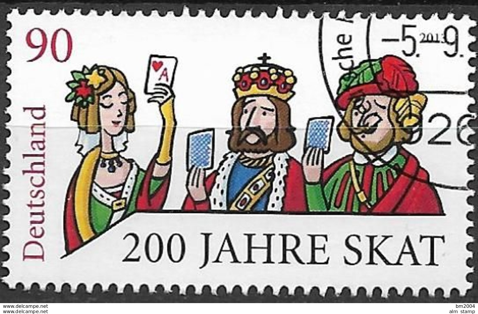 2013 Germany Allem.Fed. Deutschland  Mi. 3030 FD-used   200 Jahre Skat - Gebraucht