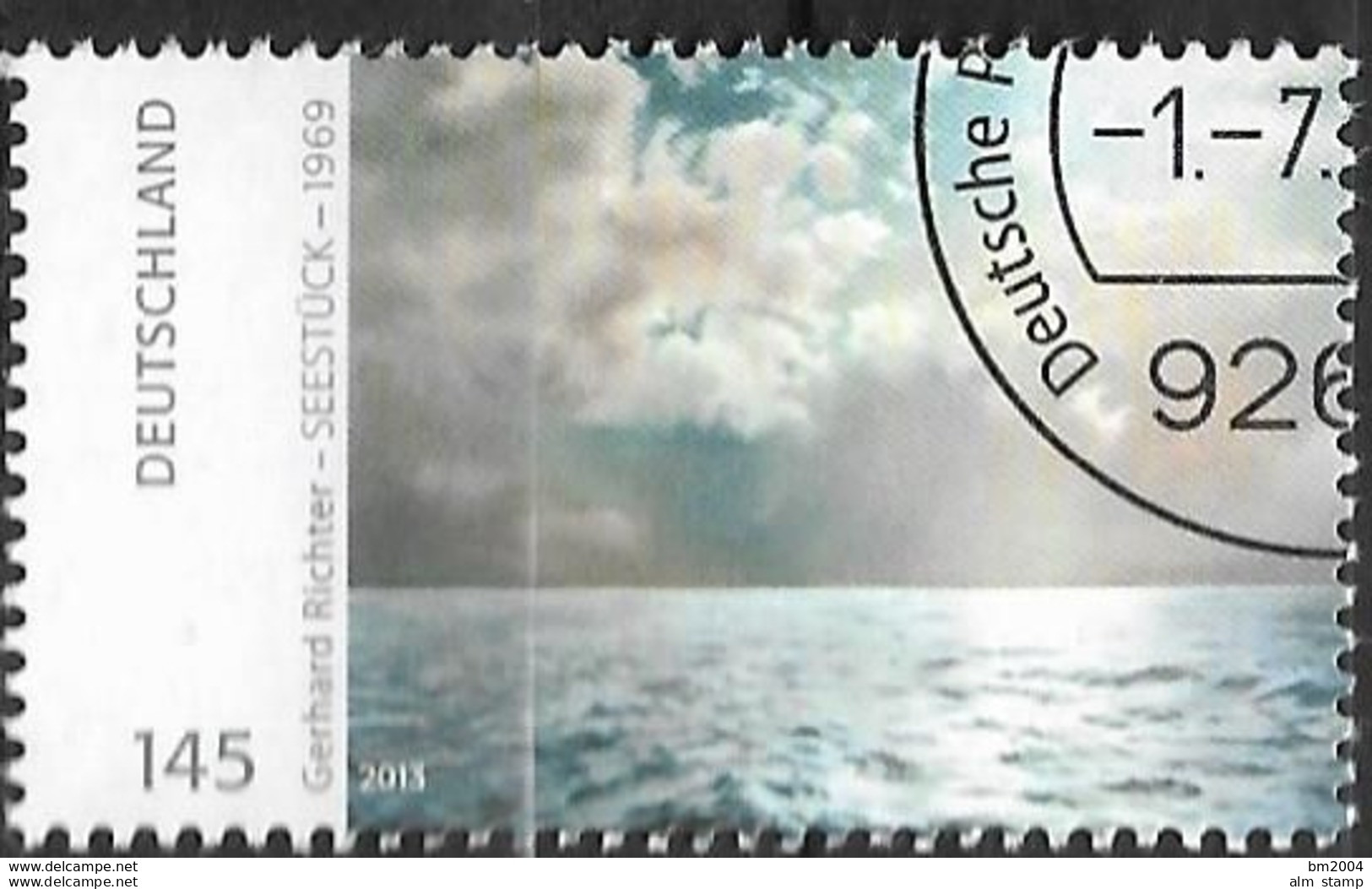 2013 Germany Allem.Fed. Mi. 3020 FD-used    Seestück; Gemälde Von Gerhard Richter - Gebraucht