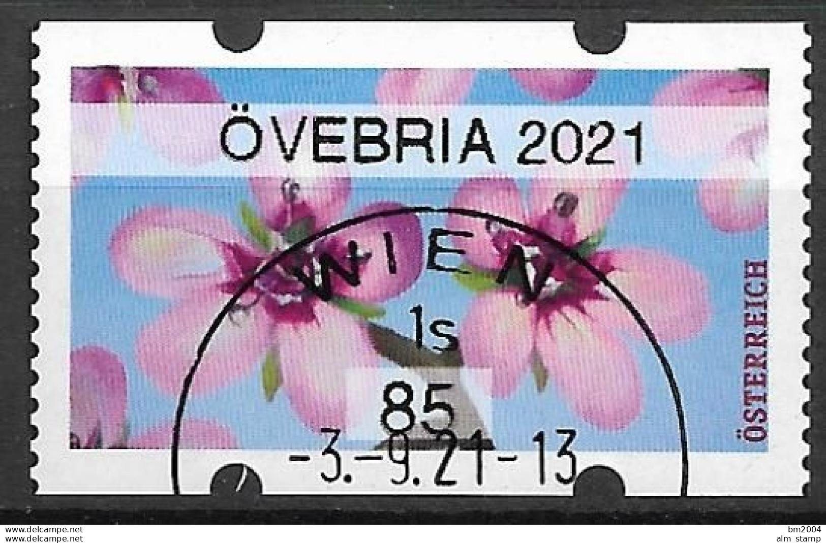 2021  Austria Österreich AWZ Automatenmarken  Timbres De Distributeurs   Mi. 68 Used ÖVEBRIA 2021 - Gebraucht