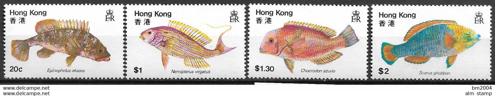 1981 Hongkong Mi. 368-71 **MNH . Fische - Ungebraucht