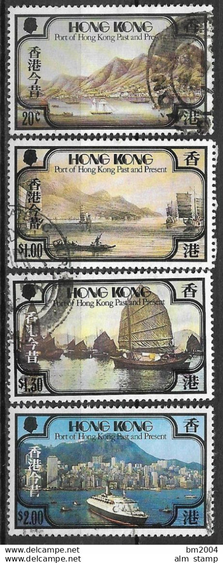 1982 Hongkong Mi. 380-3 Used  Hafen Von Hongkong. - Used Stamps
