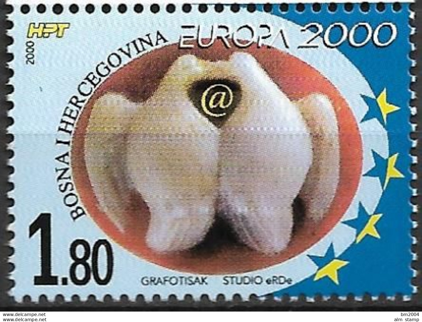 2000 Bosnien-Herzegowina Kroat. BOSNIA HERCEGOVINA  Moster Mi. 58  **MNH  EUROPA : Kind Mit Stern - 2000
