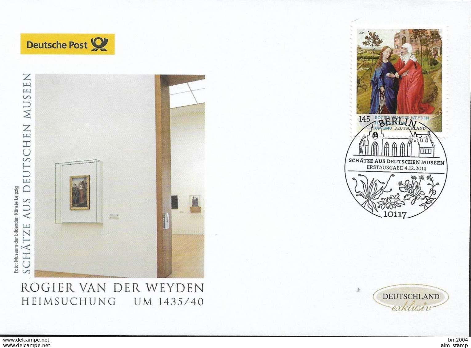 2014 Germay  Deutschland  Mi. 3119 FDC Heimsuchung; Gemälde Von Rogier Van Der Weyden - 2011-…