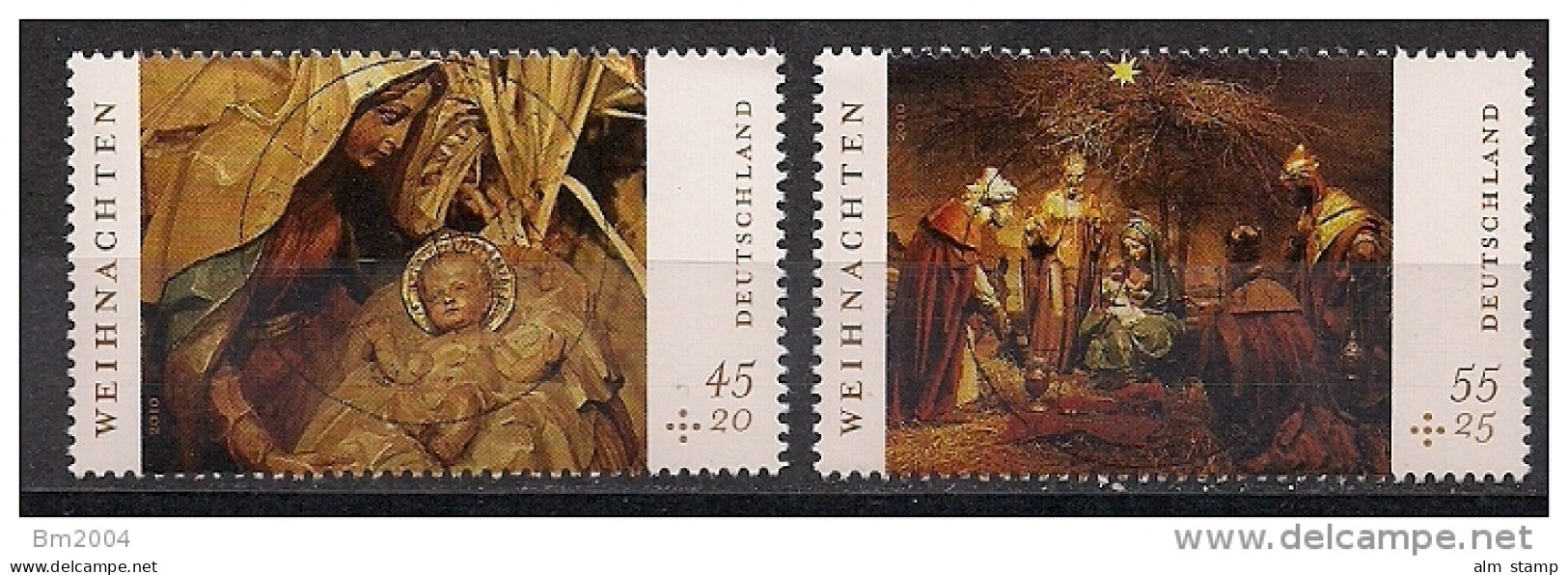 2010  Deutschland Allem. Fed. Mi. 2829-30 Used NOEL - Gebraucht