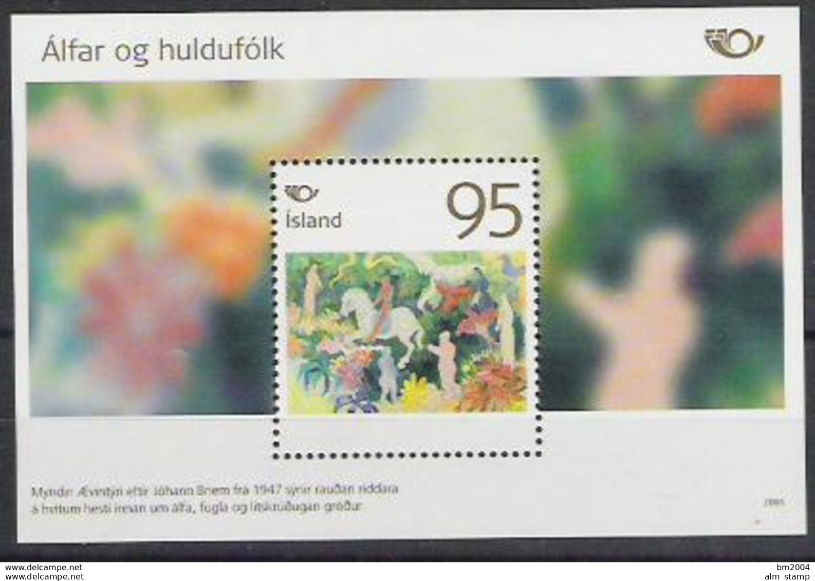 2006 Island  Mi.  Bl. 40 **MNH NORDEN  Nordische Mythen - Blokken & Velletjes