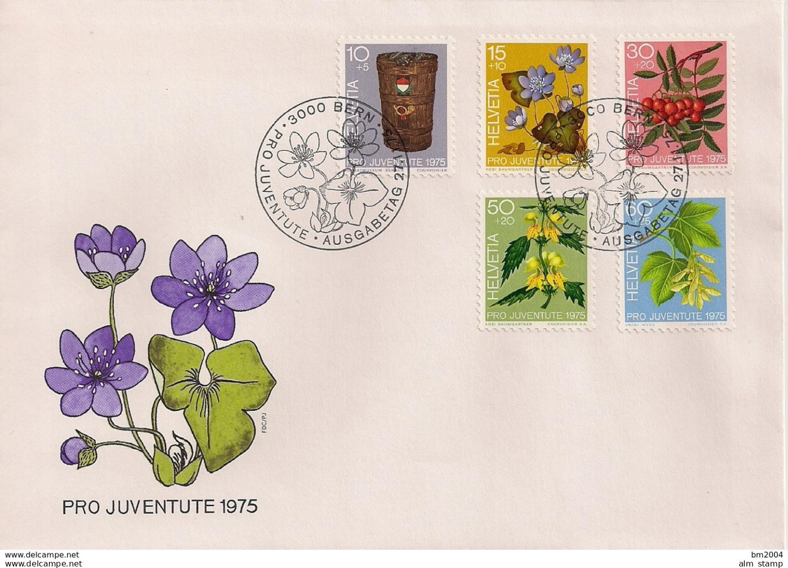 1975  Schweiz  Mi.Nr. 1062-6 FDC  PRO JUVENTUTE - FDC