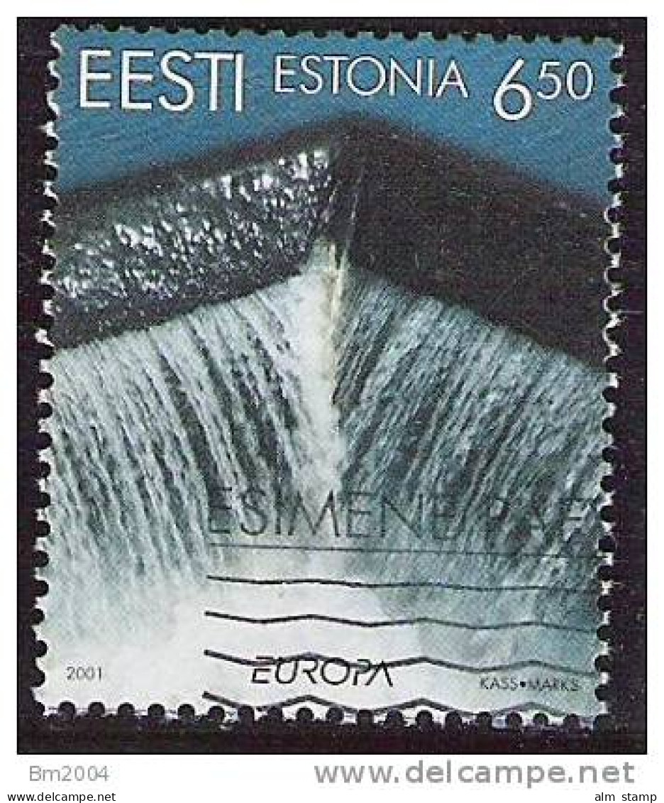 2001 Estland  Esti Mi. 399 Used  Europa: Lebensspender Wasser - 2001