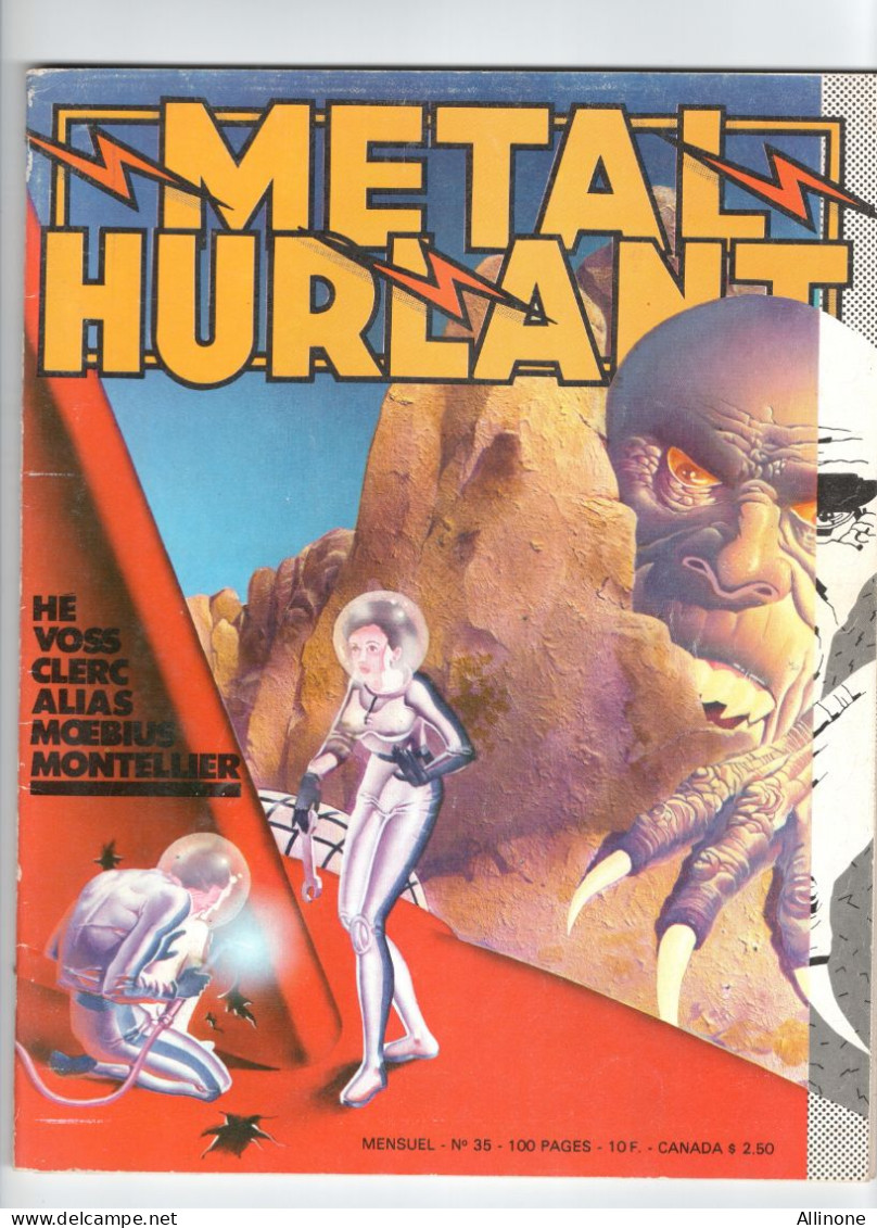 BD Metal Hurlant N° 35 TB  Achetée Par Moi-même à Sa Sortie En 1978 - Métal Hurlant