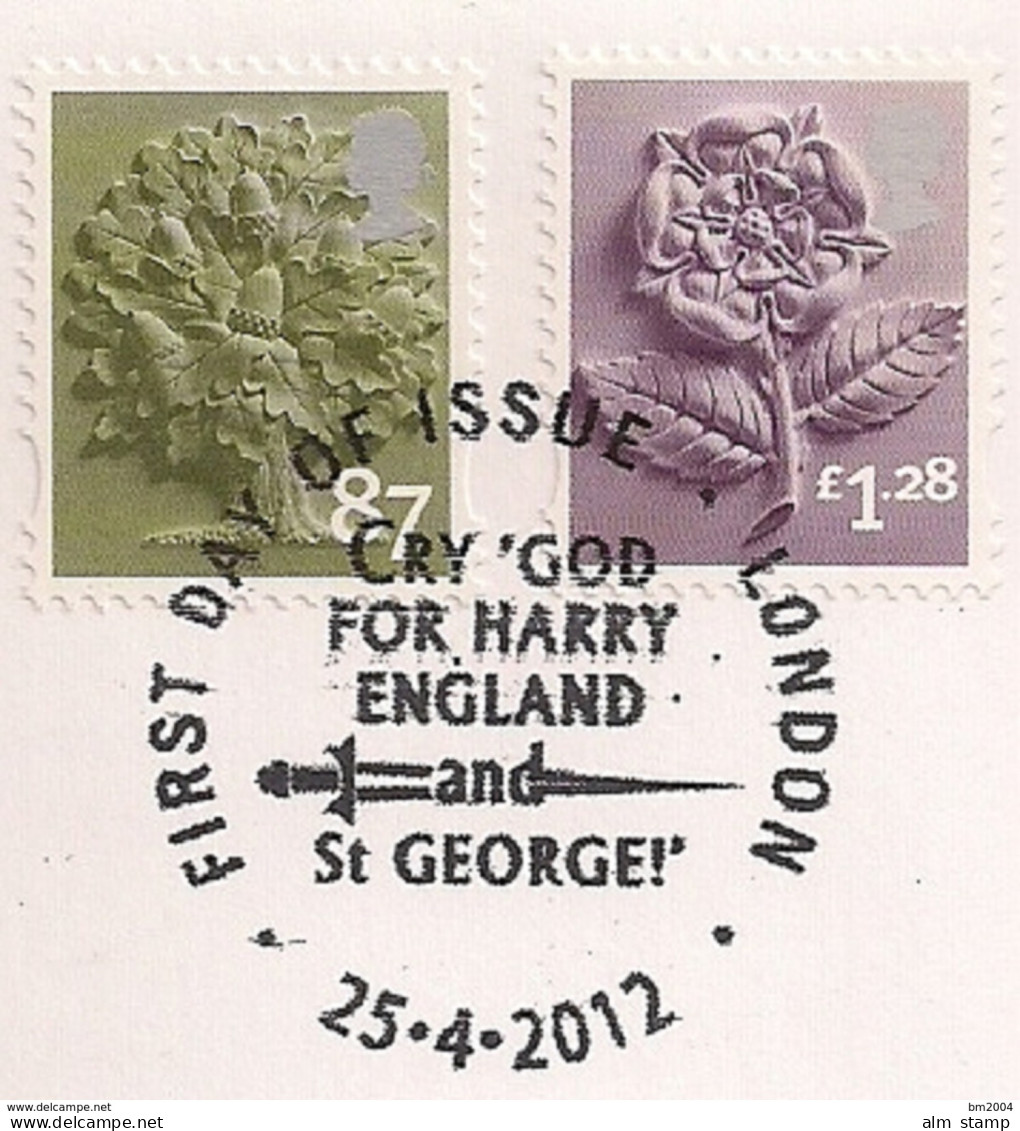 2012 GREAT BRITAIN England   Regional Mi.. 32-3  FD- Used - Angleterre