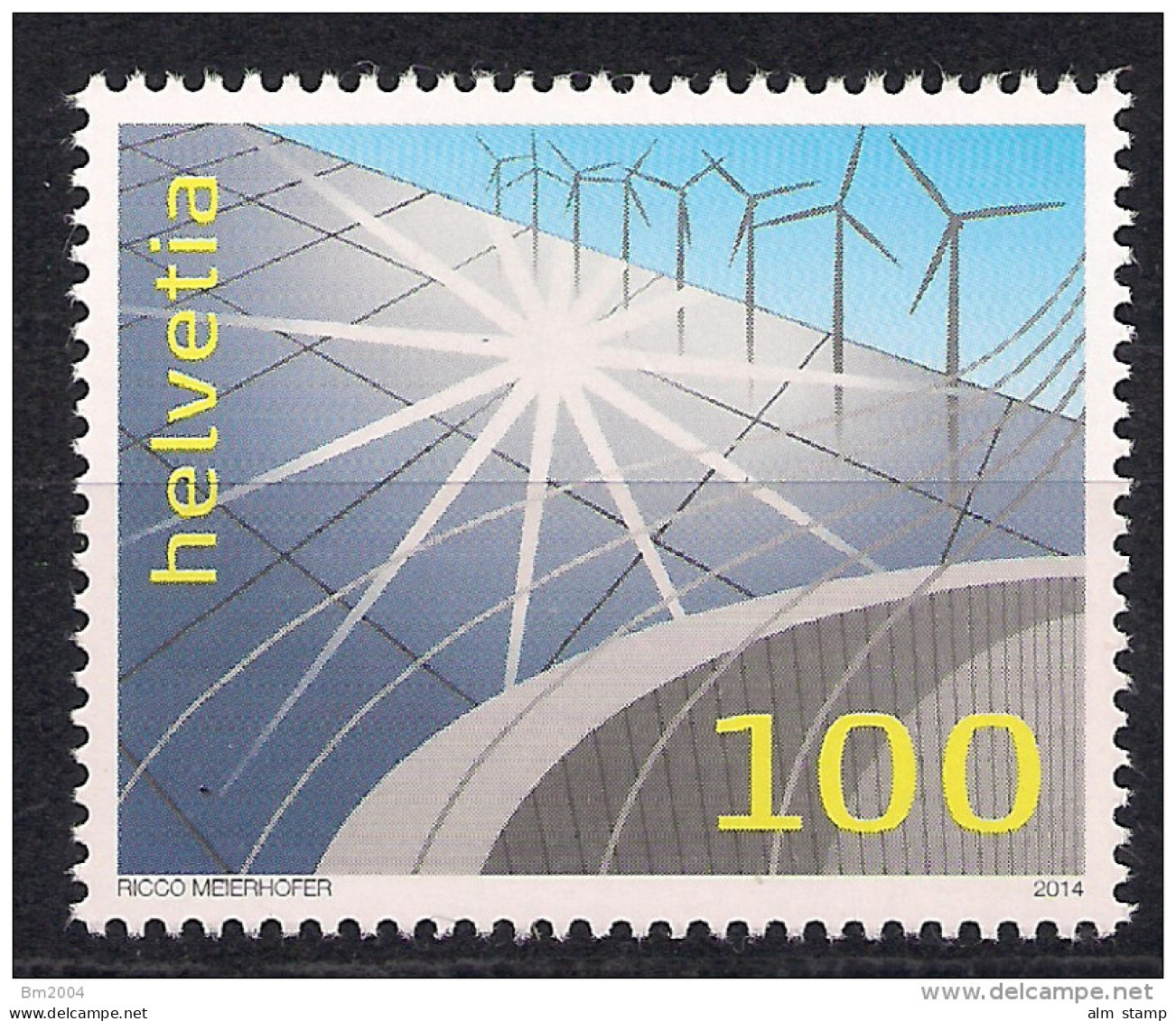 2014  Schweiz  Mi.  2342 **MNH Erneuerbare Energien - Protection De L'environnement & Climat