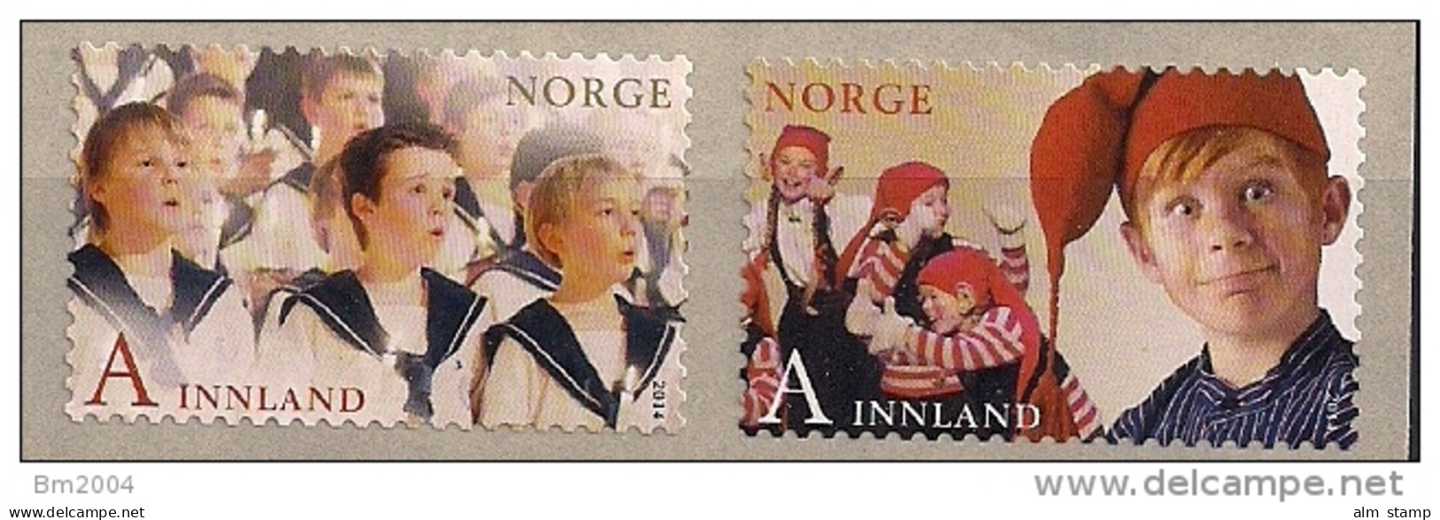 2014 Norwegen Mi. 1866-7**MNH  Weihnachten - Nuovi