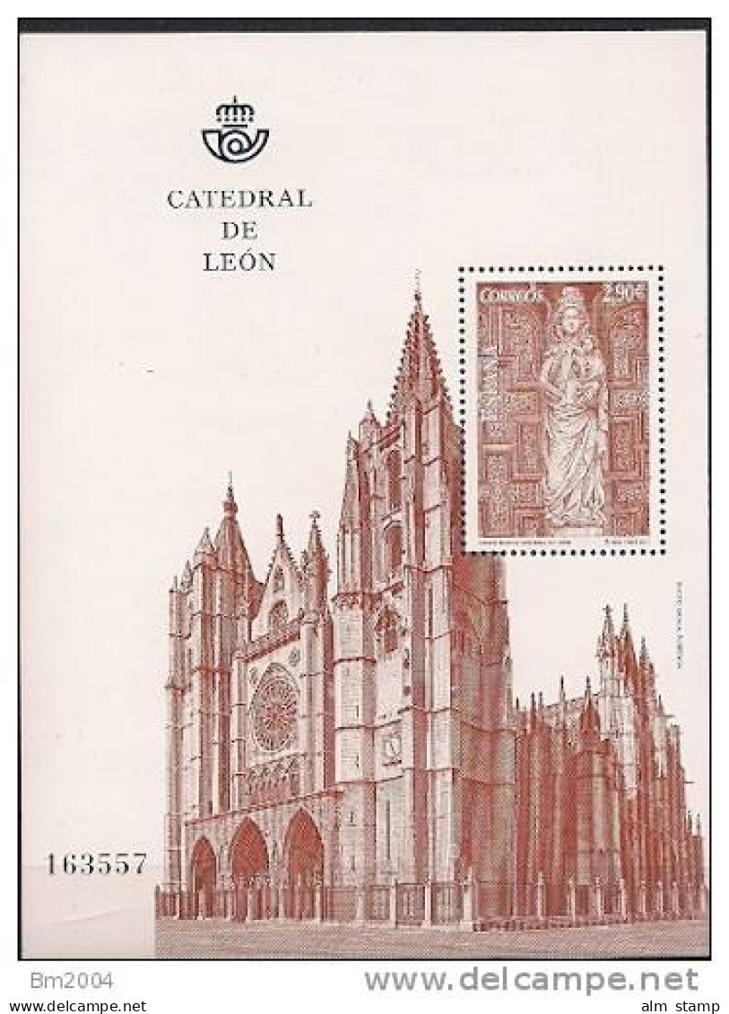 2012 Spanien Espana Mi. Bl. 231**MNH  Catedral De León - Blocs & Hojas
