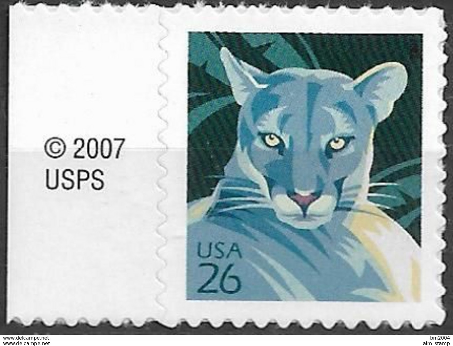 2007 USA Mi. 4208**MNH  Florida-Puma (Puma Concolor Coryi) - Nuovi