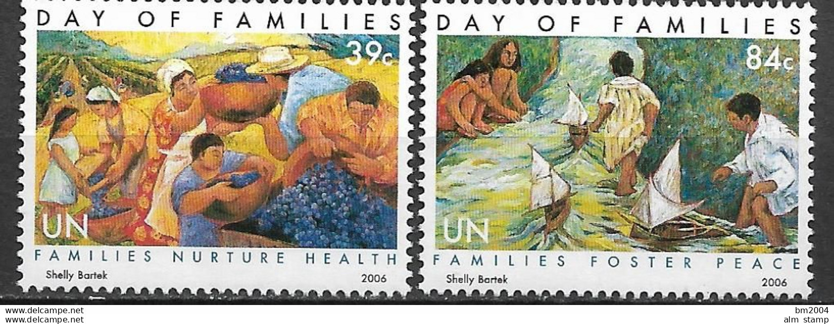 2006 UNO NEW YORK MI. 1020-1**MNH  Internationaler Tag Der Familie - Unused Stamps