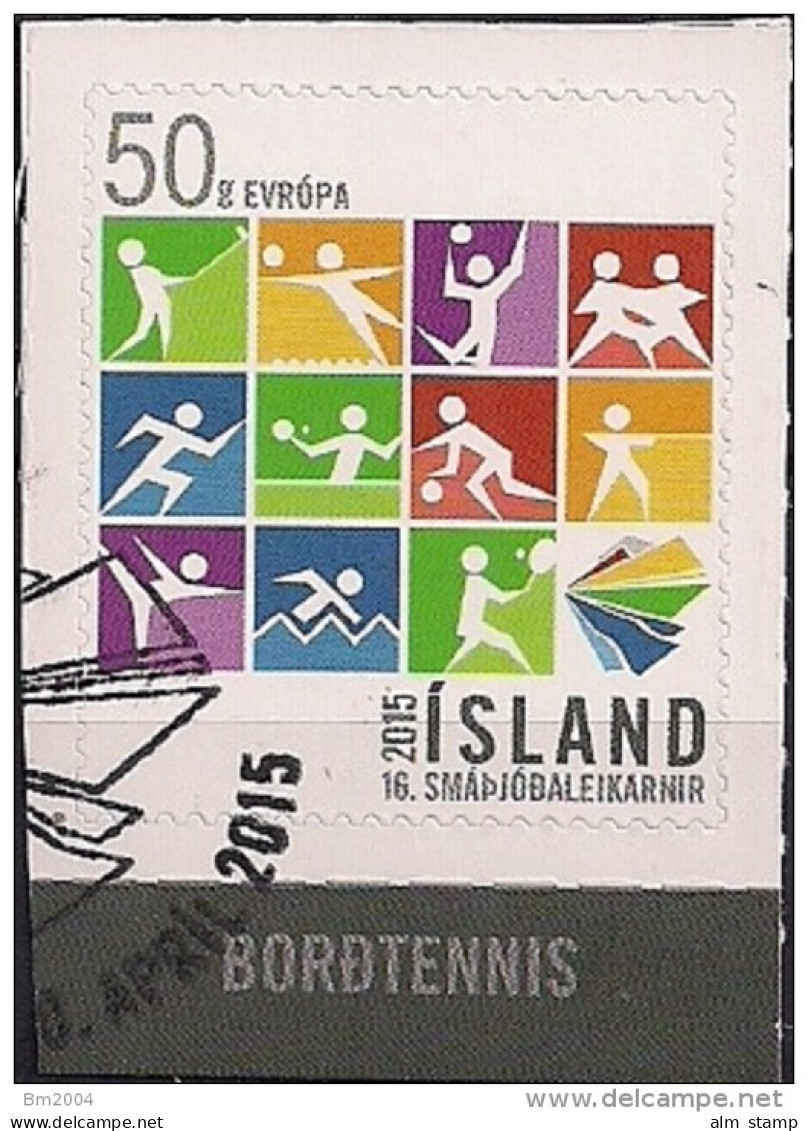 2015 Island Mi. 1464  Used    16. Spiele Der Kleinen Staaten Von Europa, Reykjavík - Used Stamps