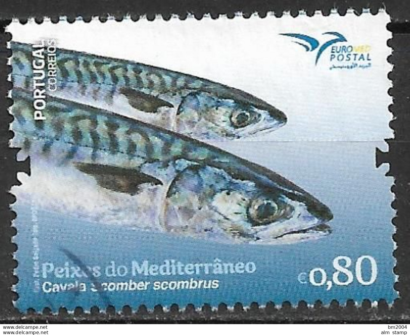 2016 Portugal Mi. 4151  Used  Euromed Postal  Fische Des Mittelmeeres. :Echter Bonito (Katsuwonus Pelamis) - Gebruikt