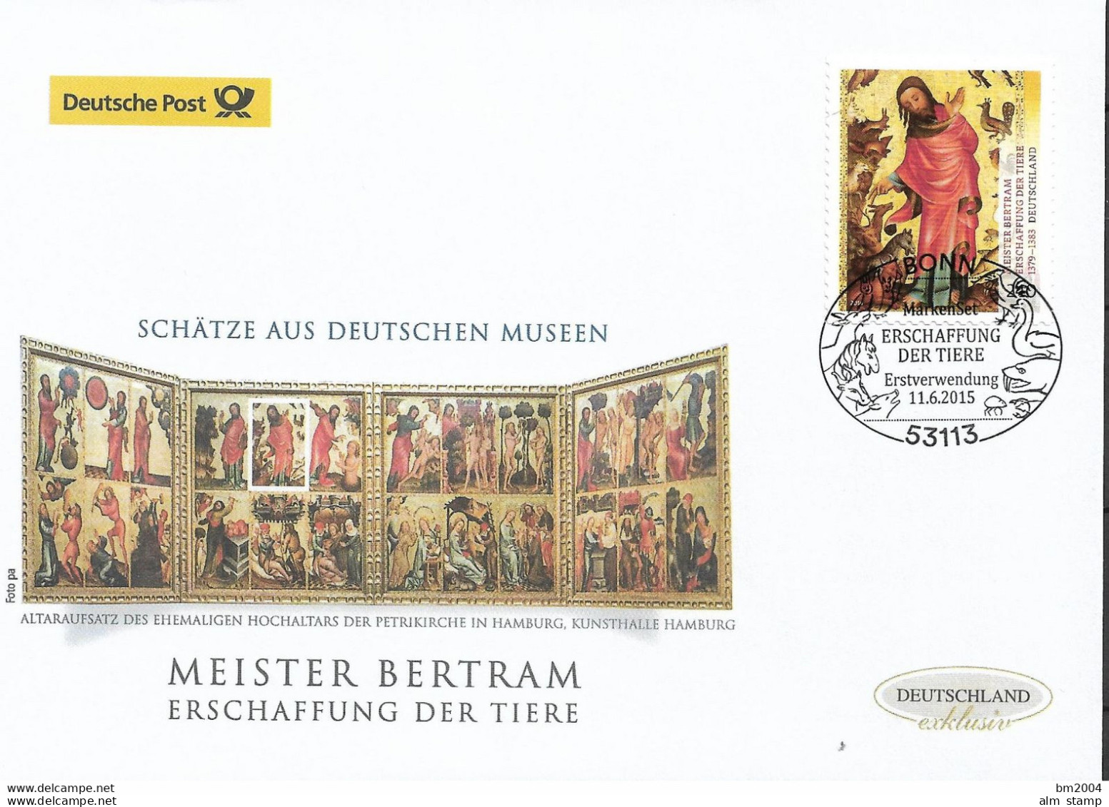 2015 Germany  Deutschland Mi. 3161FDC  Schätze Aus Deutschen Museen - 2011-…