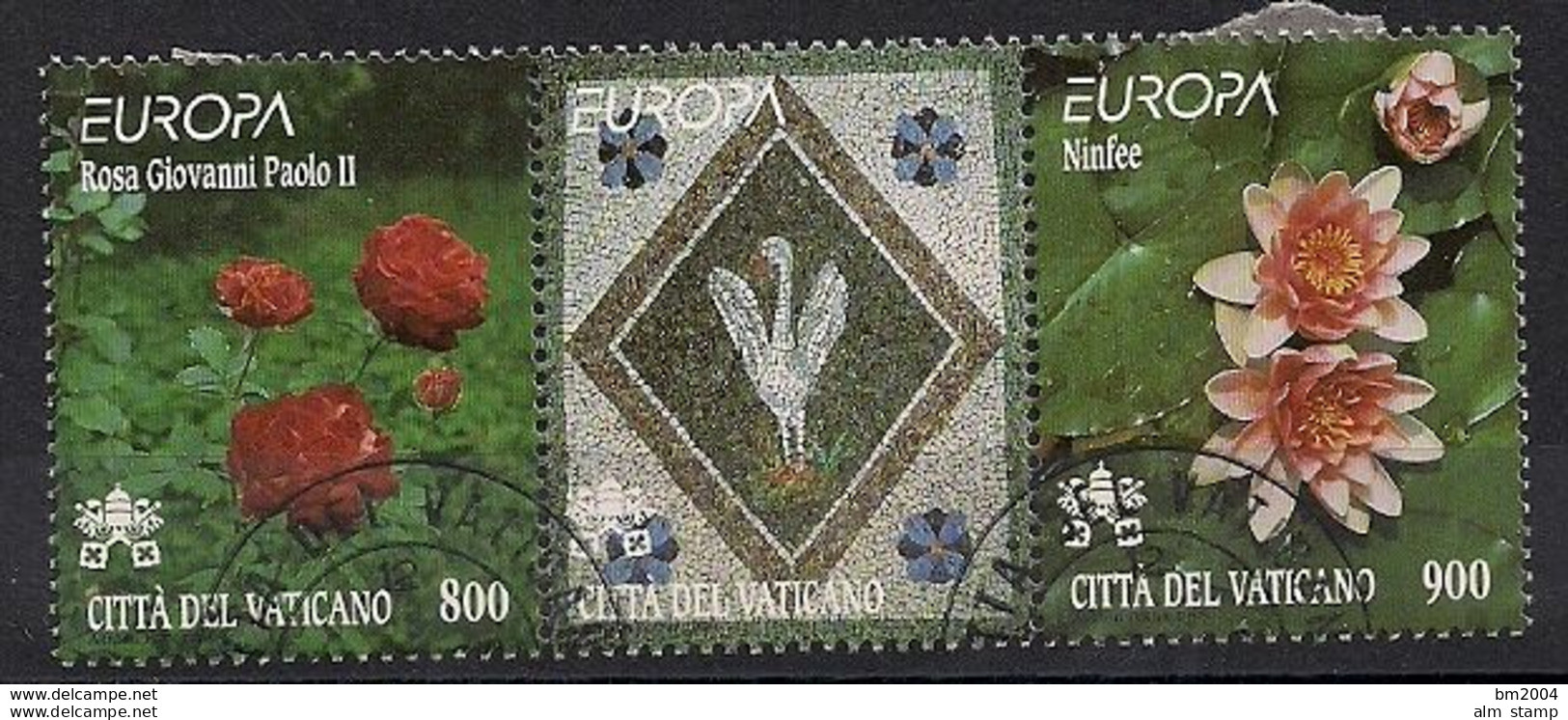 1999 Vatikan   Mi. 1277-8 FD-used    Europa: Natur- Und Nationalparks - 1999