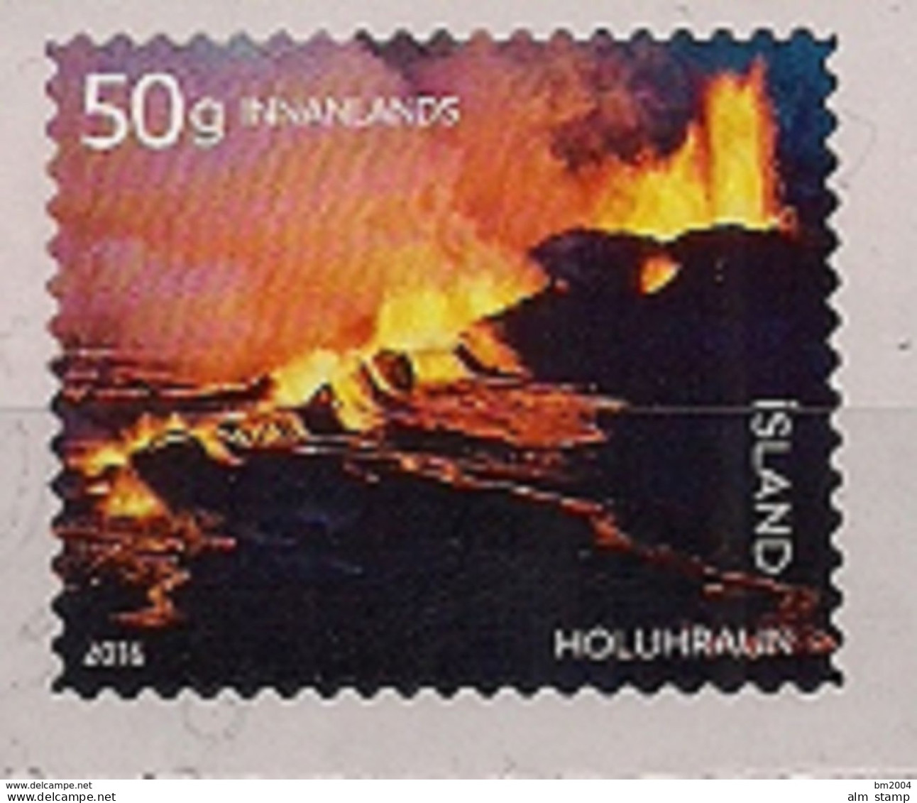 2016 Island Mi. 1497  Used     Vulkanausbruch Im Holuhraun-Lavafeld. - Gebraucht