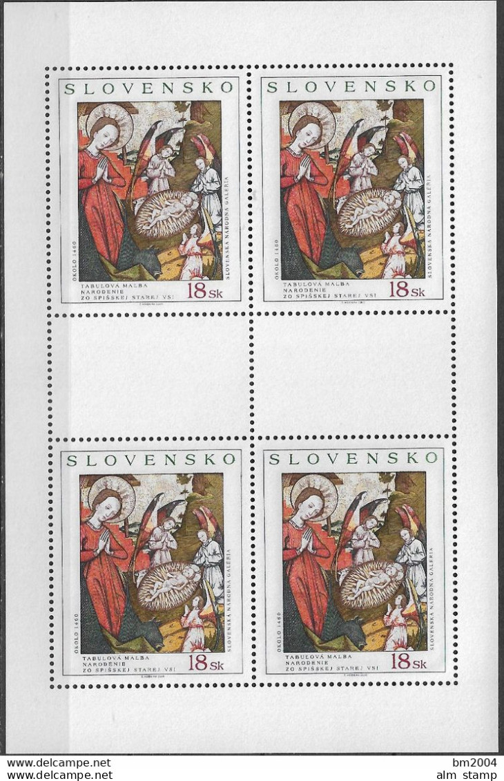 2000 Slowakei Mi. 381-2 **MNH   Gemälde. - Gebraucht