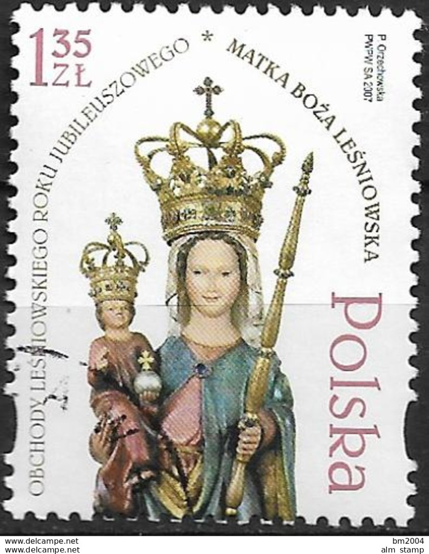 2007 Polen Mi. 4322 Used  625 Jahre Marienheiligtum Matki Bożej Leśniowskiej, Żarki. - Usados