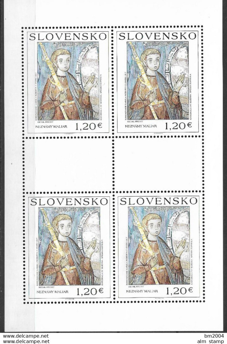 2010 Slowakei Mi. 648-9**MNH    Kunstschätze - Neufs