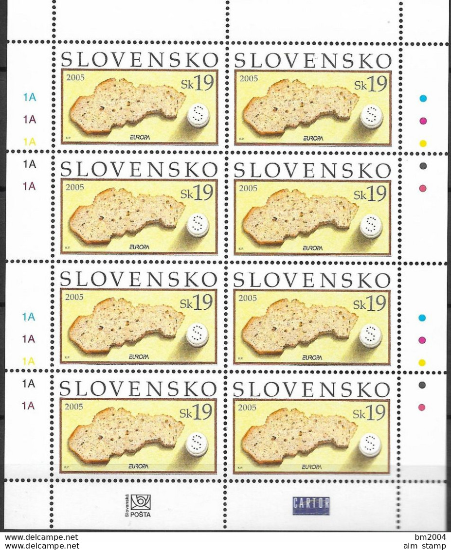 2005 Slowakei Mi.512 **MNH  Europa: Gastronomie - Ungebraucht