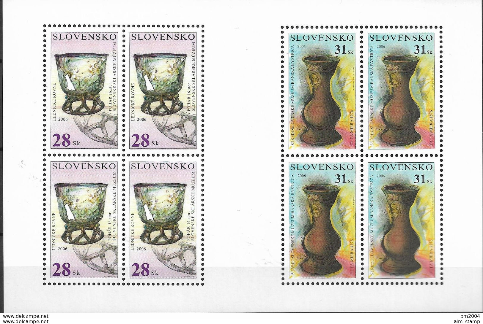 2006 Slowakei Mi.540-1 **MNH   Museumsschätze - Ungebraucht