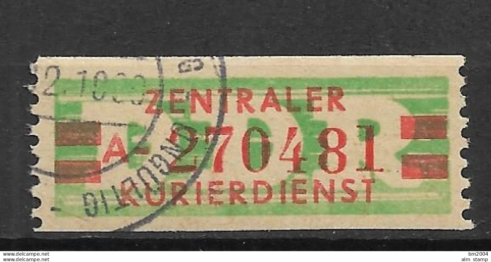 1958 DDR Mi. 19 A   Used Zentraler Kurierdienst - Used