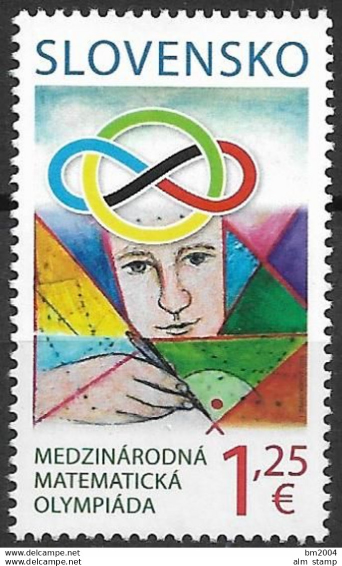 2019 Slowakei Slovensko  Mi. 874 **MNH Internationale Mathematik-Olympiade. - Neufs