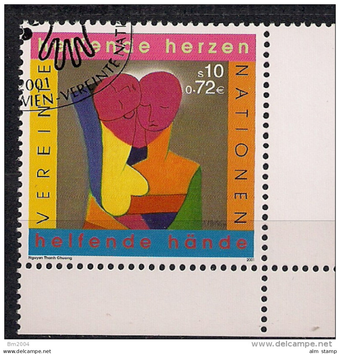 2001 UNO WIEN   Mi. 331 Used   Internationales Jahr Des Ehrenamtes - Oblitérés