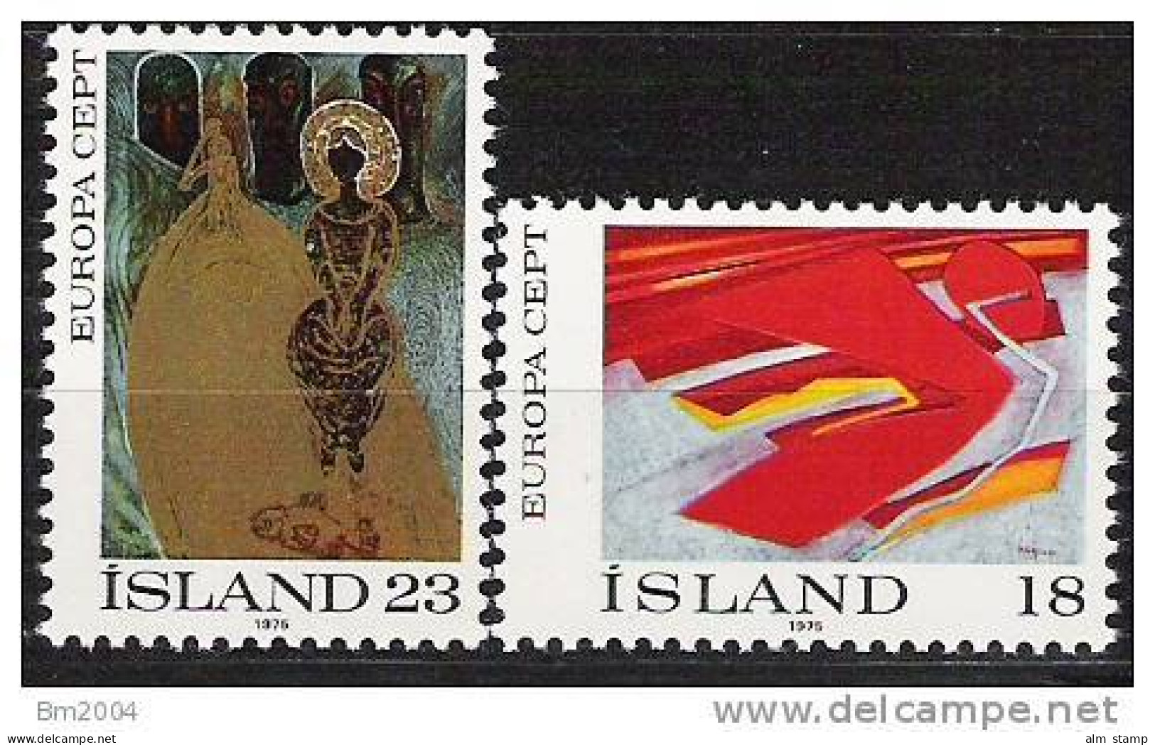 1975  Island  Yv. 455-6 Mi. 502-3 **MNH - 1975