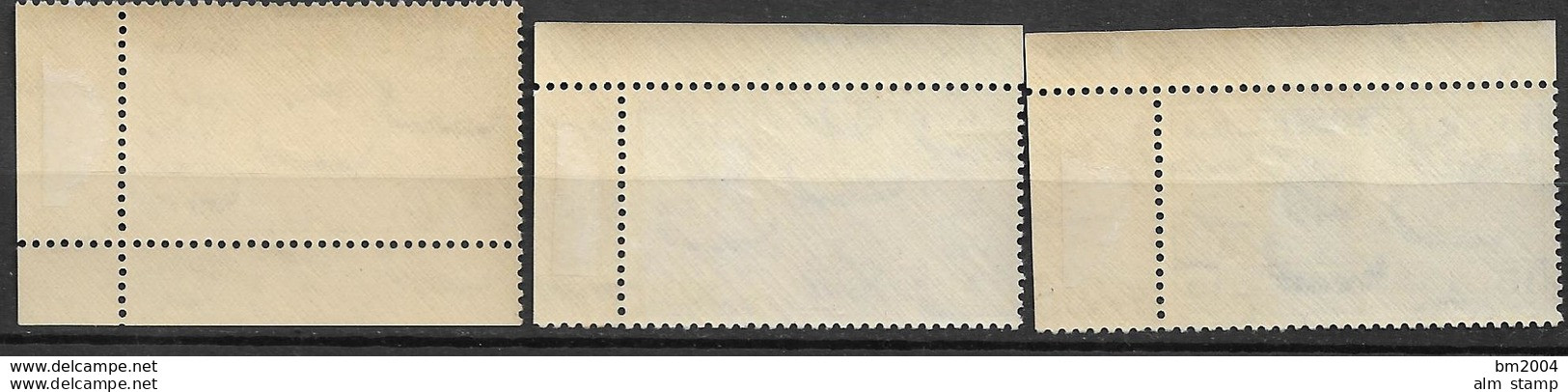 1933 Ägypten Mi. 186-90 **MNH Eckrandstücke . Internationaler Luftfahrtkongress, - Unused Stamps