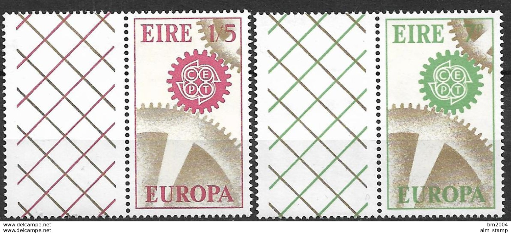 1967 Irland  Mi. 192-3  **MNH  Europa - 1967