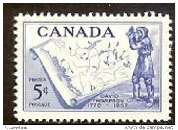 CANADA, 1957, Mint Hinged Stamp(s), Thompson Plus Extant, Michel 317, M5448 - Unused Stamps