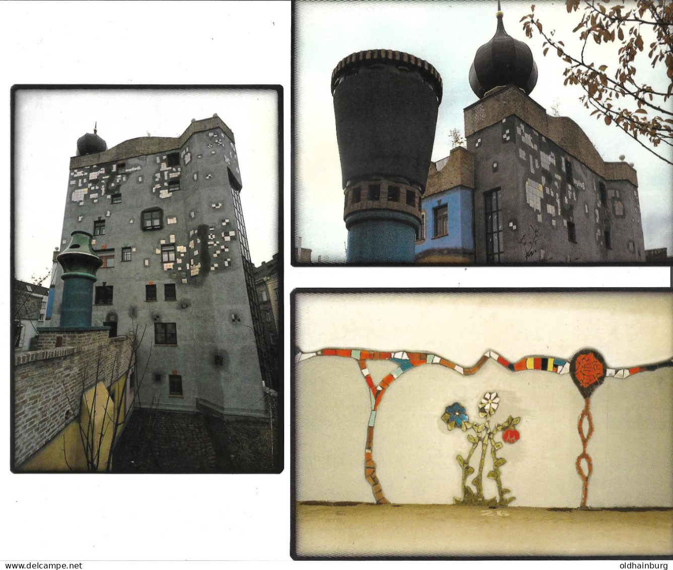 2356z: Friedensreich Hundertwasser (1928- 2000), Moderne Kunst, Serie 3 AKs Peter Dressler, Verlag Wolfrum - Museums