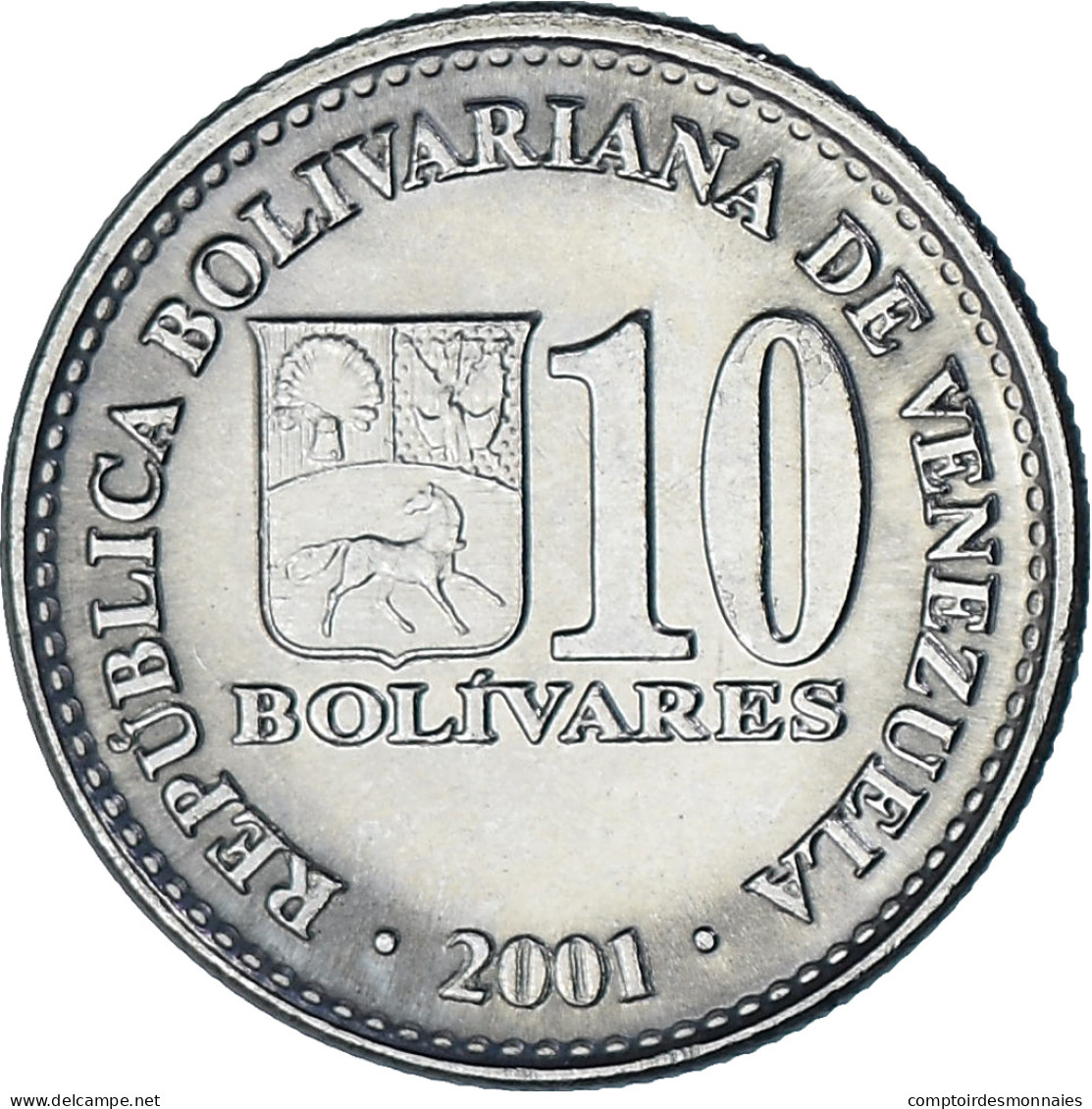 Venezuela, 10 Bolívares, 2001 - Venezuela