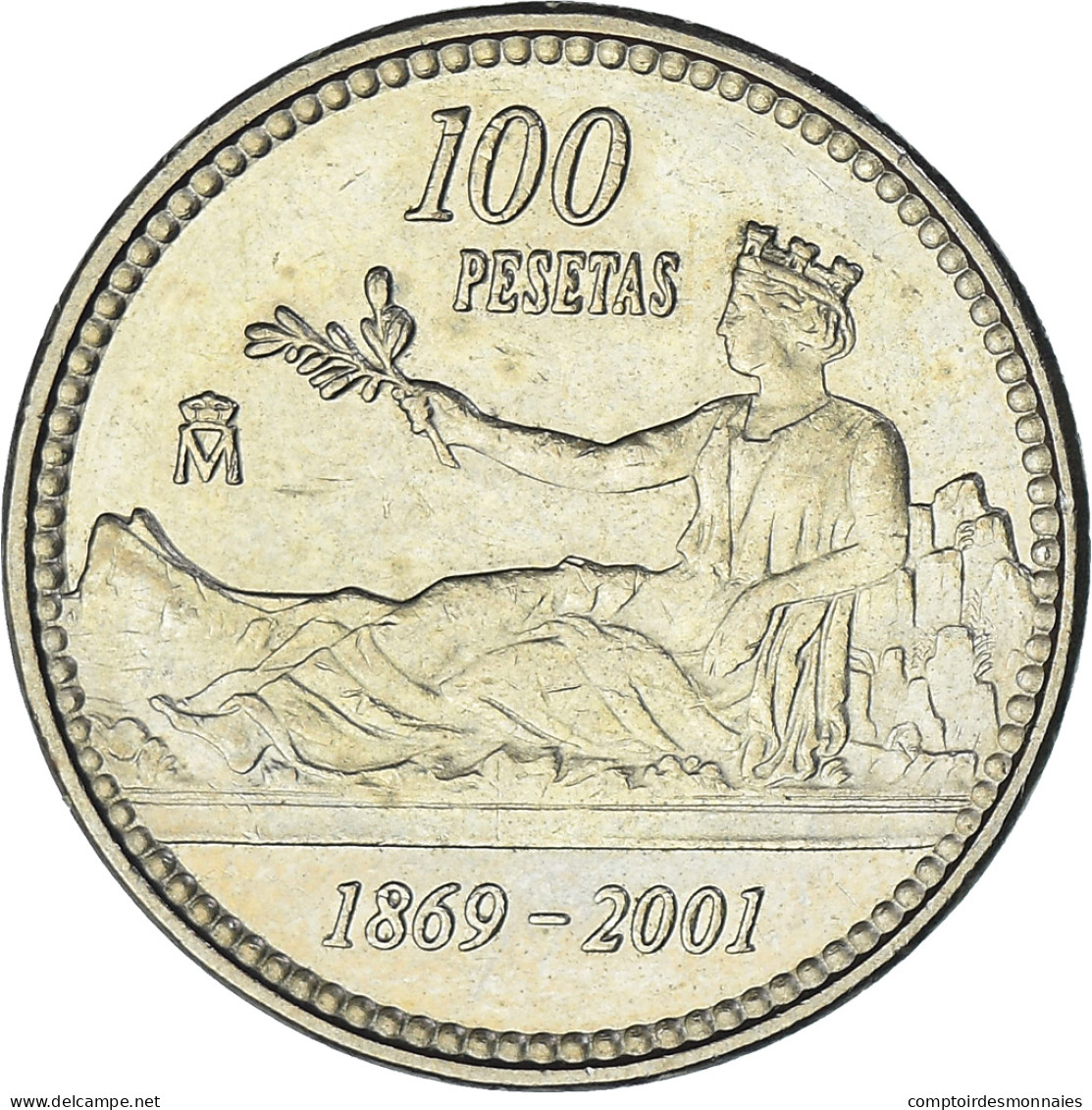 Espagne, 100 Pesetas, 2001 - 100 Pesetas