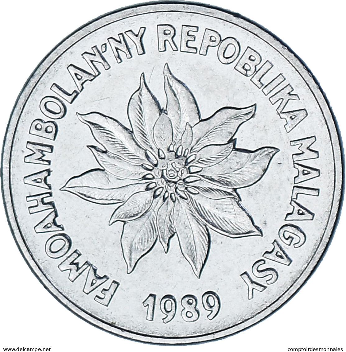 Madagascar, Franc, 1989 - Madagaskar