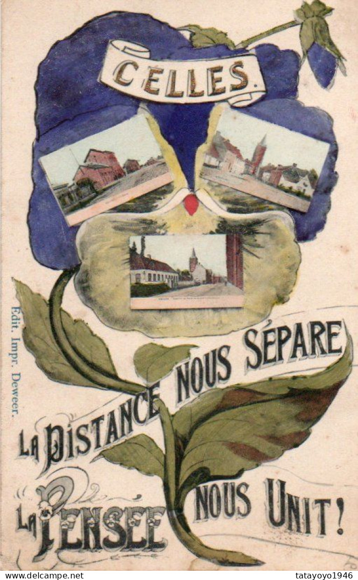 Celles La Distance Nous Sépare La Pensée Nous Unis Voyagé En 1910 - Celles