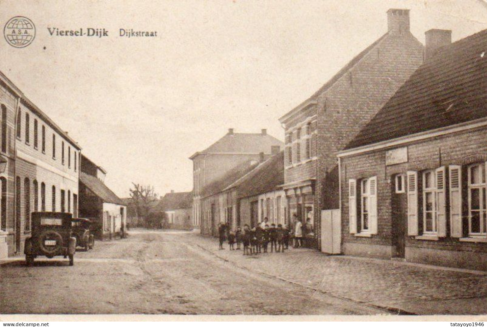 Viersel-Dijk  SDijkstraat  Super Animée  Old Timer Voyagé Dans Une Enveloppe - Zandhoven