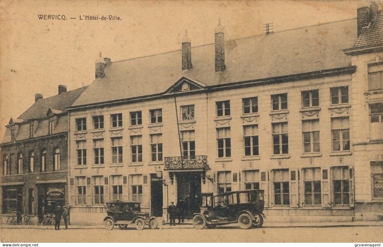 WERVIK    L'HOTEL DE VILLE     STEMPEL  ,, IN DE BUS GEVONDEN    ZIE AFBEELDINGEN - Wervik